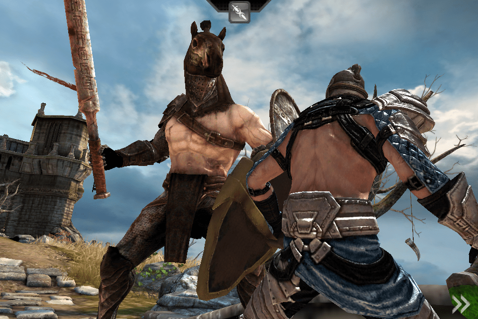 Rookbane from Infinity Blade. Kind of creepy.