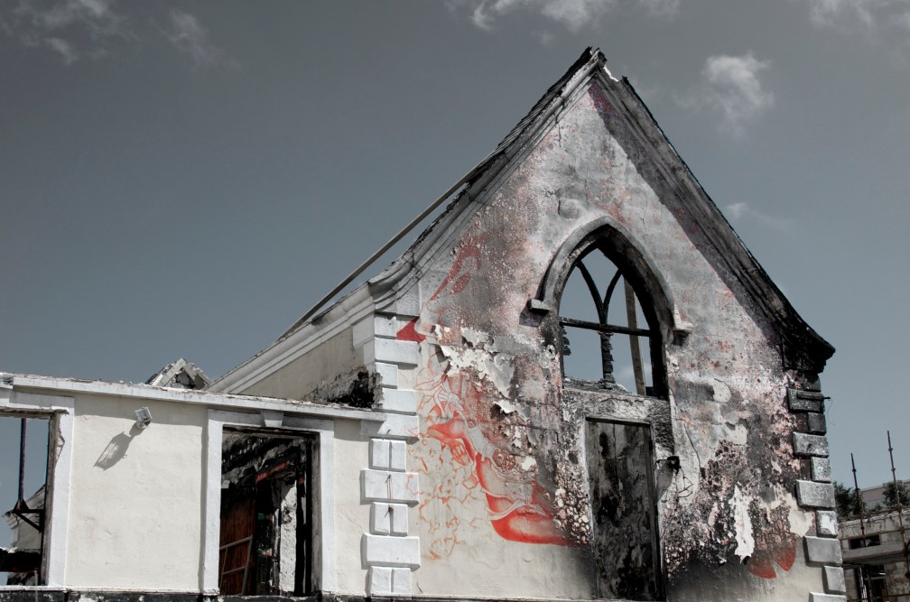 There is a deep sadness in these skeletal remains.