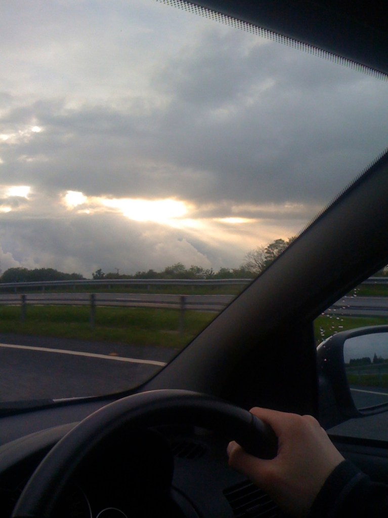 About as far as the sun gets through the clouds most days in England…