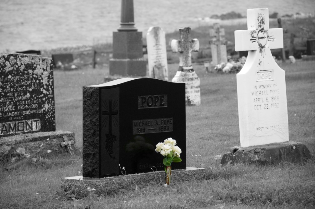 The grave of Michael Pope. No, I don't know who he is.