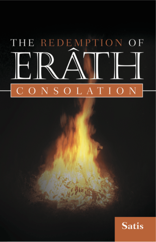 The cover for The Redemption of Erâth: Consolation. Fire and Darkness.